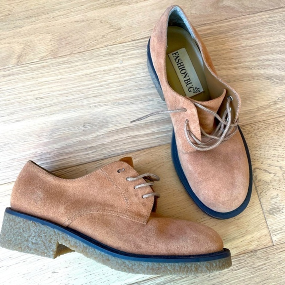 Y2k fashion bug leather loafers